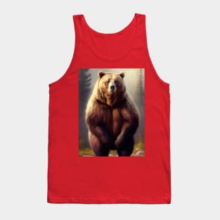 American Grizzly Bear Tank Top